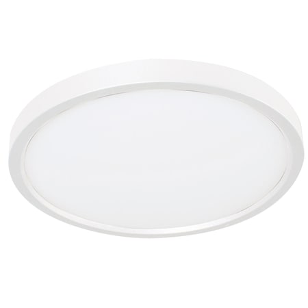 AFX Edge 8" Round LED Flush Mount - White EGRF08LAJD1WH